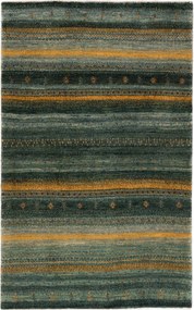 Loribaft Tappeto persiano 170x100 Verde (Iran) Annodato A Mano