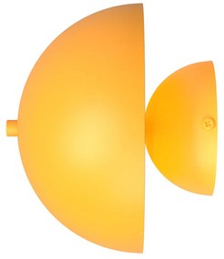 Applique Moderna Hera Acciaio Arancione 2 Luci G9 Ip20