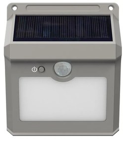 Applique Solare Rettangolare da parete IP65 con Sensore di Movimento Colore Bianco Naturale 4.000K