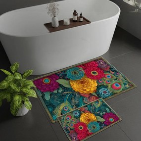 Set di tappetini per il bagno 2 pz 60x100 cm – Foutastic