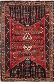 Shiraz Tappeto persiano 170x250 Rosso (Iran) Annodato A Mano