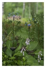 Apparecchio solare a LED per esterni con diodi colorati , altezza 100 cm Firework - Star Trading