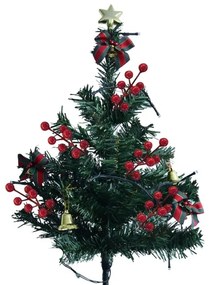 Decorazione natalizia LED/1W/230V 75 cm IP44 verde