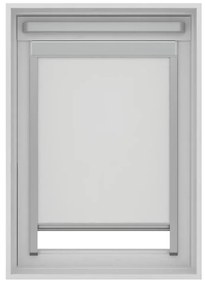 Tenda a rullo oscurante cordless Lucernario Oslo bianco 78x118 cm