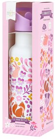 A Little Lovely Company - borraccia in acciaio inox, 500 ml - giardino fiorito