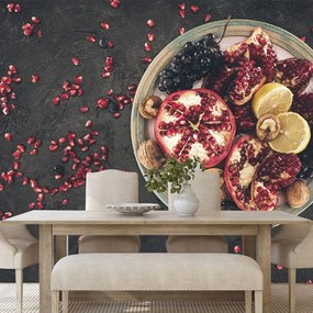 Carta da parati – Mix con melograno