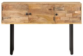 Credenza 116x35x75 cm in legno massello di mango