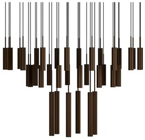 Tubulaire 38 Lampadario Alu/Anodized Bronzed - Audo Copenhagen