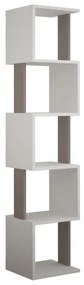 Libreria PIRI 161x35 cm bianco/grigio