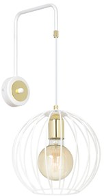 Applique da parete ALBIO K1 da parete - Bianca o nera