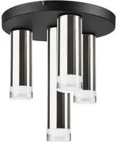 Lampada a Soffitto Diego, Argento, Metallo, 31,5x30x30 cm, EPIKASA