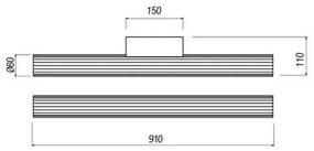 Redo 01-2592 - Illuminazione a LED per specchio da bagno RIGAL LED/18W/230V IP44 cromo/bianco