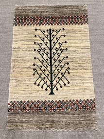 Loribaft Tappeto 80 x 130 Beige (Iran) Annodato A Mano