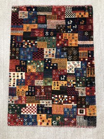 Loribaft Tappeto persiano 90 x 60 Rosso (Iran) Annodato A Mano