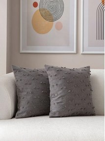 Federe decorative in set 2 pz 43x43 cm Tuffet – Mioli Decor