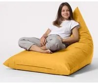 Poltrona sacco gialla 145x35x90 cm