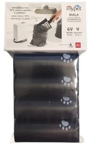 Sacchetti neri per gatti in set da 4 11x18 cm Biala - Rotho