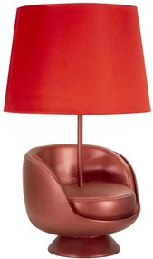 Lampada da Tavolo Retro Rossa Ø 26x43 cm