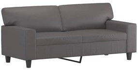 Set di divani 2 pz grigio in similpelle