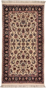 Isfahan Tappeto orientale 80x140 Beige (Cina) Annodato A Mano