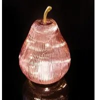 Lampada led Pera rosa senza fili in vetro