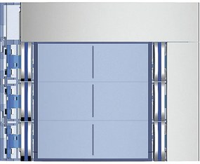 Pulsantiera esterna per citofono BTICINO  17 pulsanti in alluminio grigio satinato P 1 x L 9.1 x H 1.1 cm