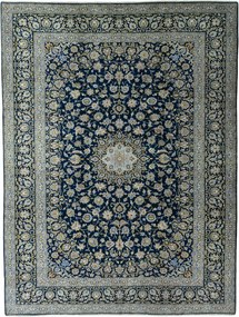 Kashan Tappeto persiano 300 x 400 Blu (Iran) Annodato A Mano