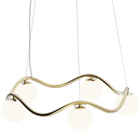 Rebello Decor - Circle of Life Lampada a Sospensione Ø65 Brass/Opal Rebello Decor