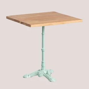 Tavolo da bar quadrato in legno di acacia Vienna ↔︎ 70 - Sklum