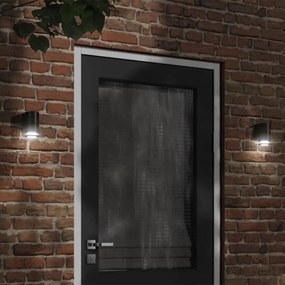 Applique Per Esterni Nera İn Alluminio Pressofuso /