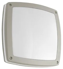 Lampada applique per esterni 30x30 cm PARIS in alluminio Silver