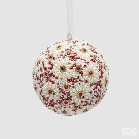 EDG - Enzo De Gasperi addobbo palla di natale decoro flower d 10