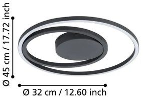 Eglo 900728 - Plafoniera dimmerabile RGBW CALAGRANO-Z LED/21,5W/230V