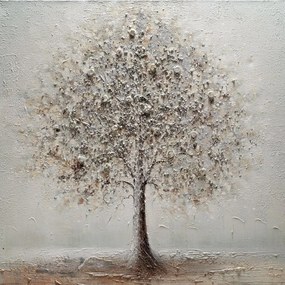 Dipinto su tela Albero, multicolor 100 x 100 cm