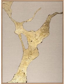 Quadro dipinto a mano 90x120 cm Wild Horizon Gold - Malerifabrikken