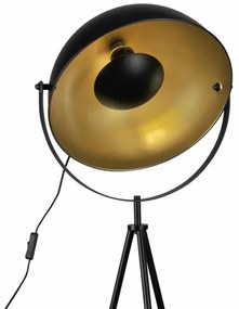 Lampada con piedistallo MATYLDA 1xE27/20W/230V nero/oro