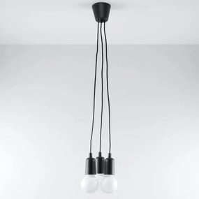 Lampadario a sospensione con filo DIEGO 3xE27/60W/230V