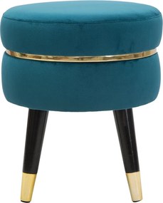 Pouf turchese Paris - Mauro Ferretti