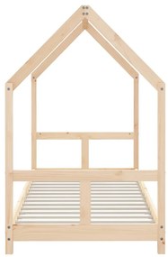 Giroletto per bambini 80x200 cm in legno massello di pino