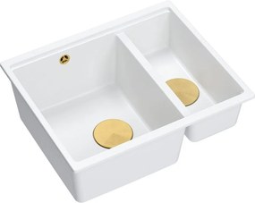 Lavello in granito Logan 150 White