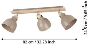 Eglo 900713 - Faretto ARRECIFE 3xE27/28W/230V