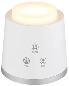 Globo 58454W - Lampada da tavolo LED dimmerabile MEEYA LED/6W/3,7V bianca