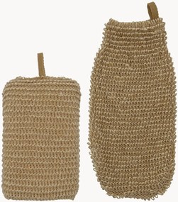Set guanto e spugna esfoliante MKJute 2 pz