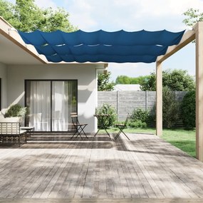 Paravento Verticale Blu 140x1000 Cm İn Tessuto Oxford /