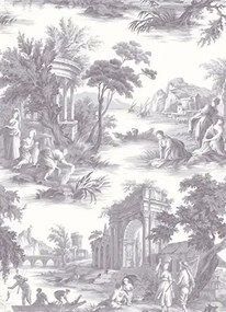 Cole & Son Carta da parati Villandry - Charcoal