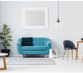 ITALUX MDM-2563/1 GD+CL - Lampadario a sospensione con filo FRANCIS 1xE27/40W/230V nero/oro