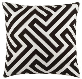 Cuscino arredo 45x45 cm geometrie bianco e nero