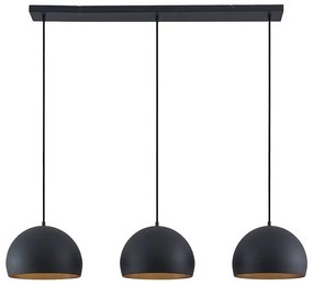 Lindby - Tarjei Lampada a Sospensione L120 Black/Gold Lindby