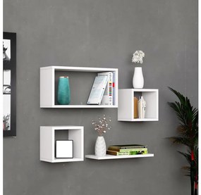 SET 4x Mensola BABI bianca