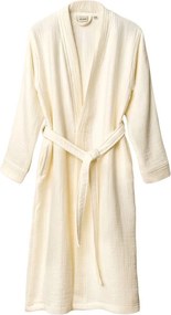 Accappatoio color crema in mussola S/M Kimono – Foutastic